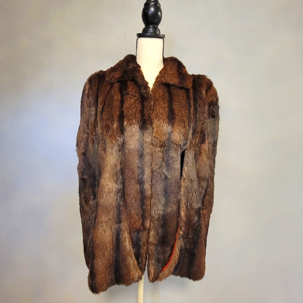 Vintage mink fur cape